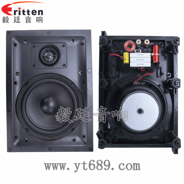 6.5寸两路挂壁喇叭正反面 8''250w 重低音喇叭正反面