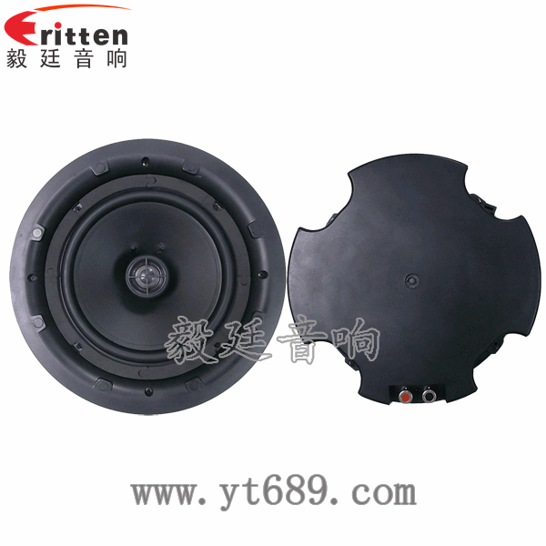 8寸圆筒天花吸顶式喇叭正反面 8''250w 重低音喇叭正反面