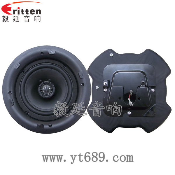 6.5寸圆筒天花吸顶式喇叭正反面 8''250w 重低音喇叭正反面