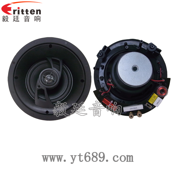 高端6.5寸吸顶式天花喇叭正反面 8''250w 重低音喇叭正反面