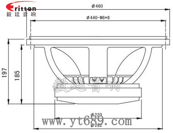 18寸舞台音箱喇叭成品图