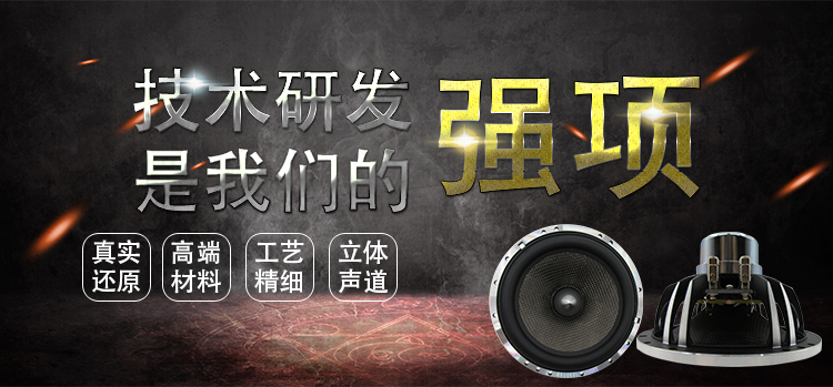6.5寸碳纤盆/橡胶边环绕中低音60w汽车音响喇叭 6.5寸碳纤盆/橡胶边环绕中低音60w汽车音响喇叭